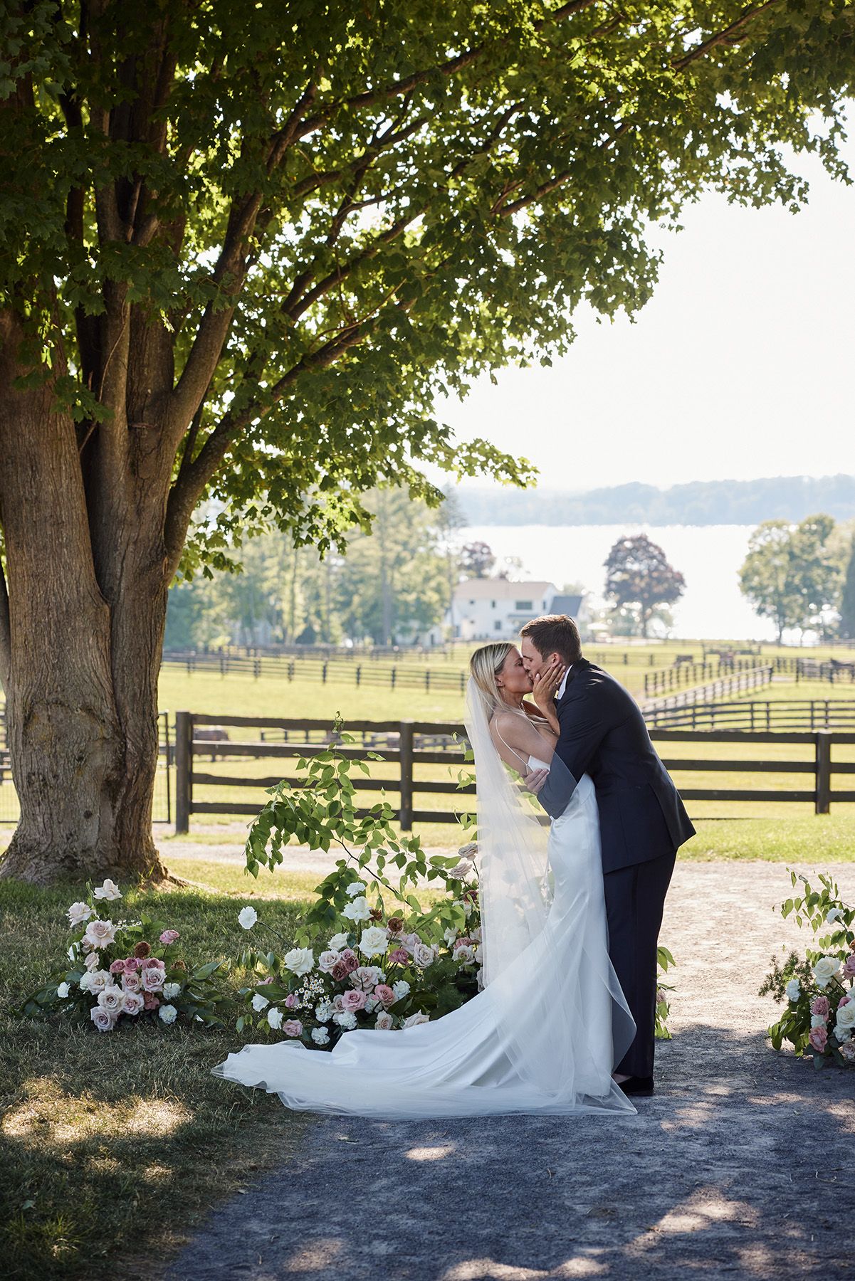 Spring Polo Barn at Saxony Farms Wedding